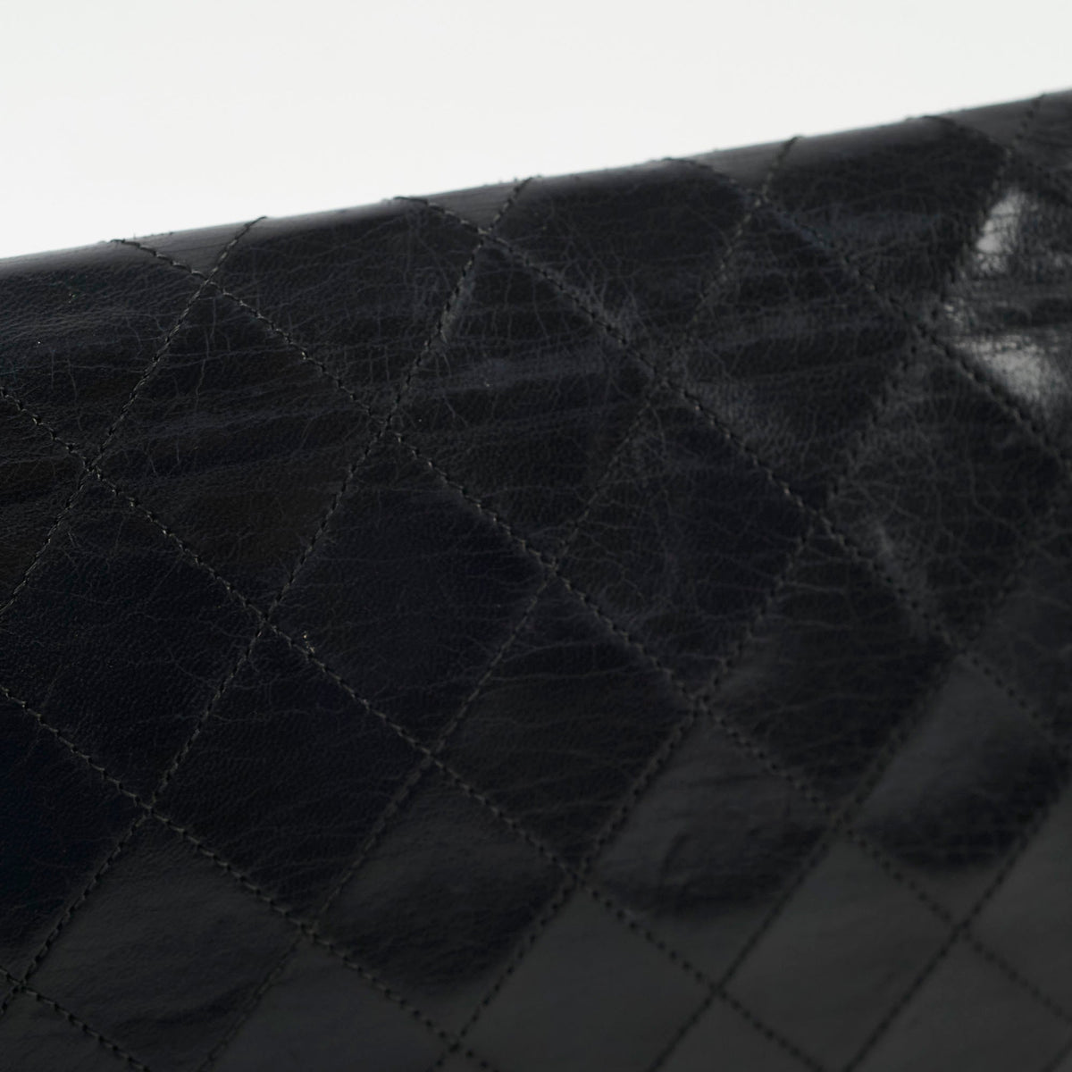 Chanel Vintage Square Flap Lambskin Black - photo 6