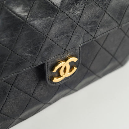Chanel Vintage Square Flap Lambskin Black - photo 22