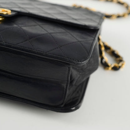 Chanel Vintage Square Flap Lambskin Black - photo 19