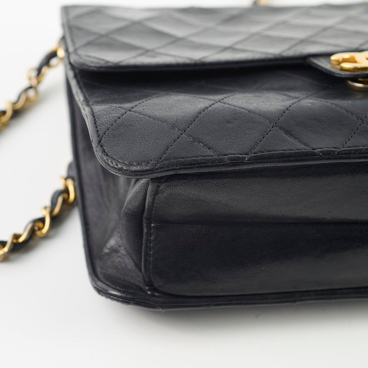 Chanel Vintage Square Flap Lambskin Black - photo 21