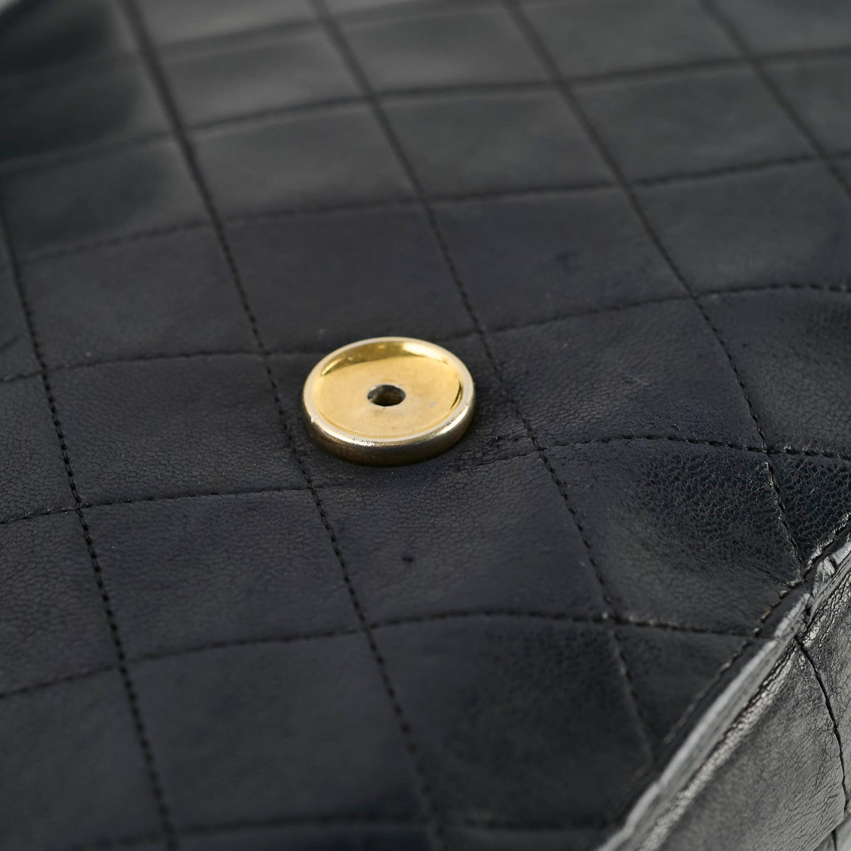 Chanel Vintage Square Flap Lambskin Black - photo 8