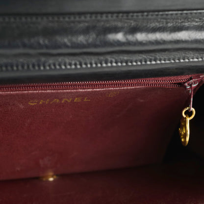 Chanel Vintage Square Flap Lambskin Black - photo 11