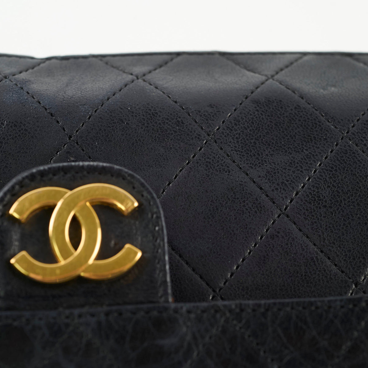 Chanel Vintage Square Flap Lambskin Black - photo 18