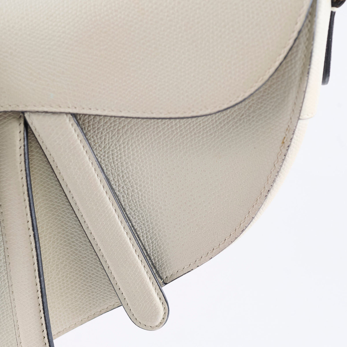 Christian Dior Medium Saddle Bag White - photo 5