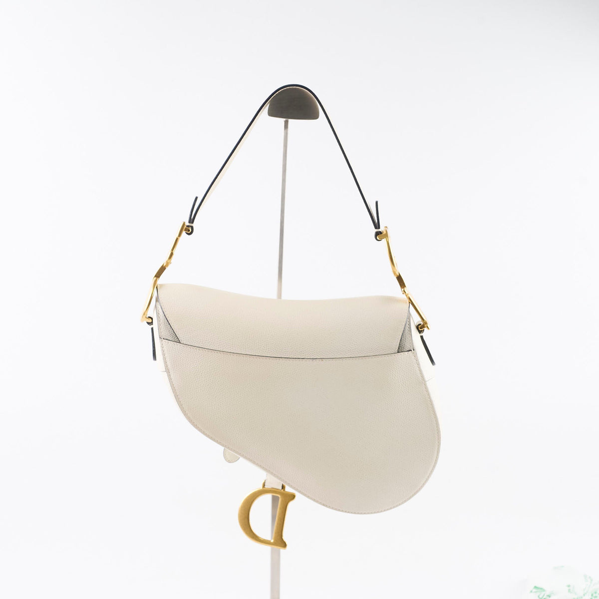 Christian Dior Medium Saddle Bag White - photo 2