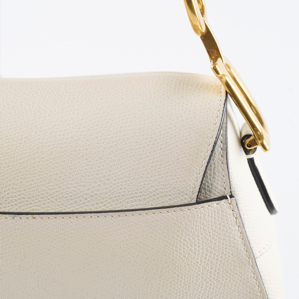 Christian Dior Medium Saddle Bag White - photo 8