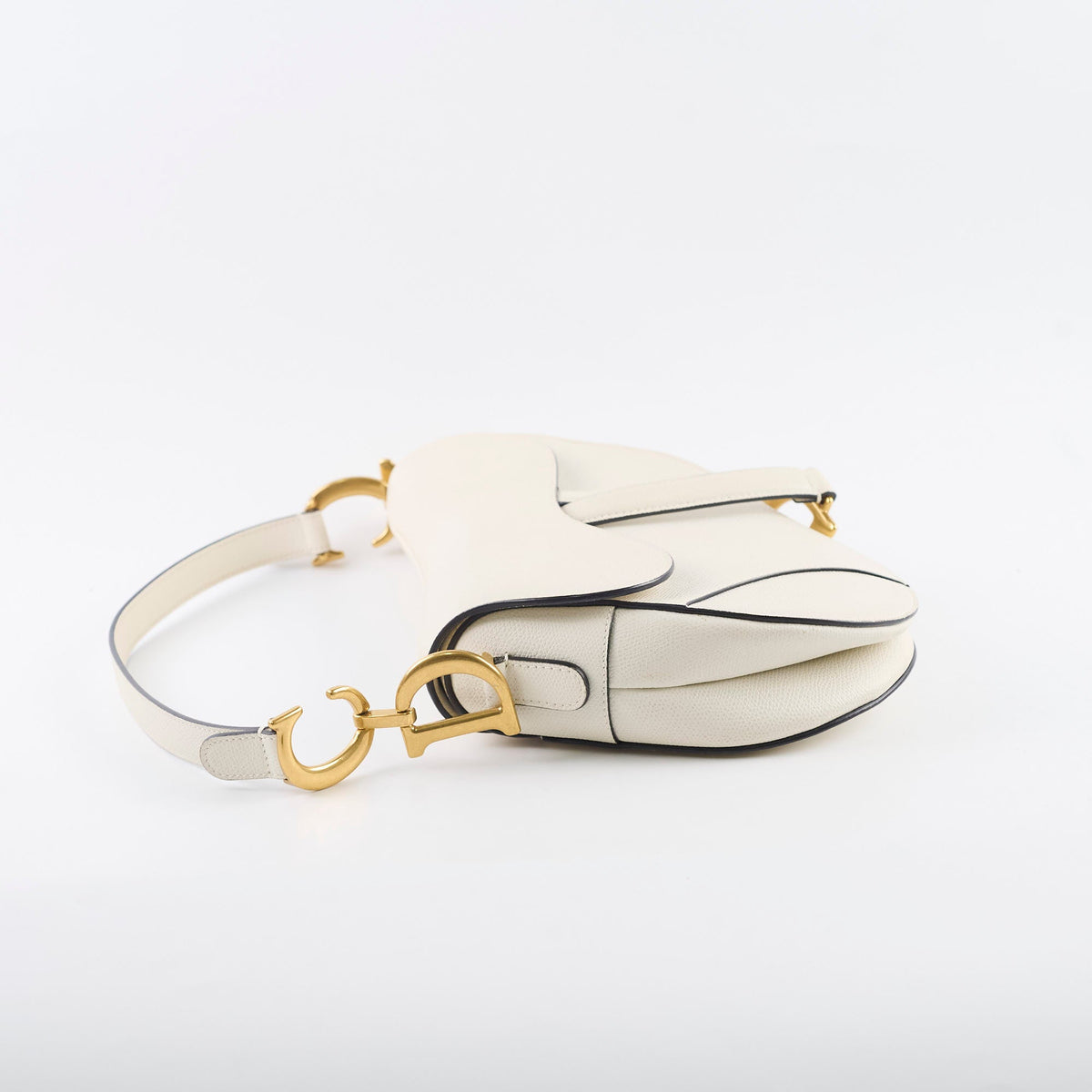 Christian Dior Medium Saddle Bag White - photo 3