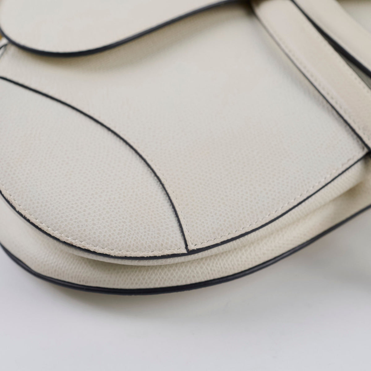 Christian Dior Medium Saddle Bag White - photo 12