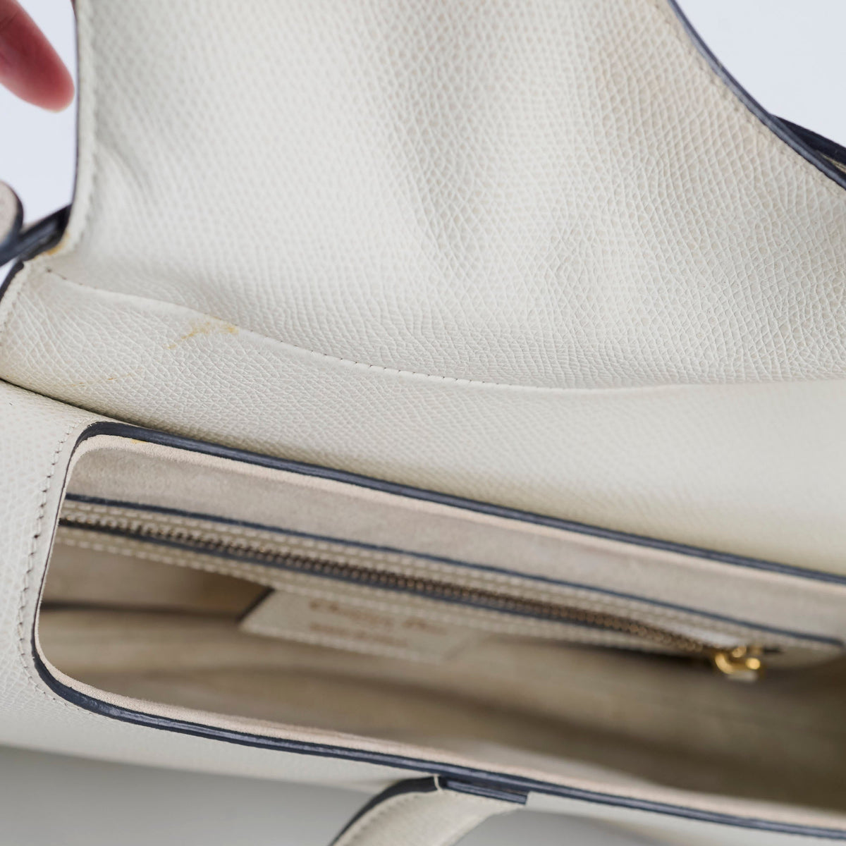 Christian Dior Medium Saddle Bag White - photo 10