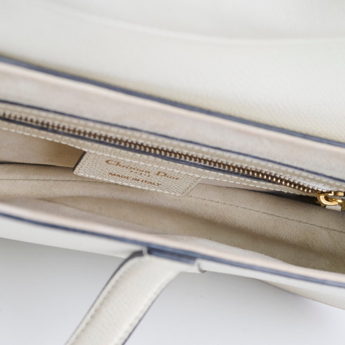 Christian Dior Medium Saddle Bag White - photo 11