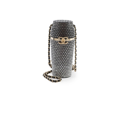 Chanel Crystal Lipstick Case With Chain 2021 - photo 1