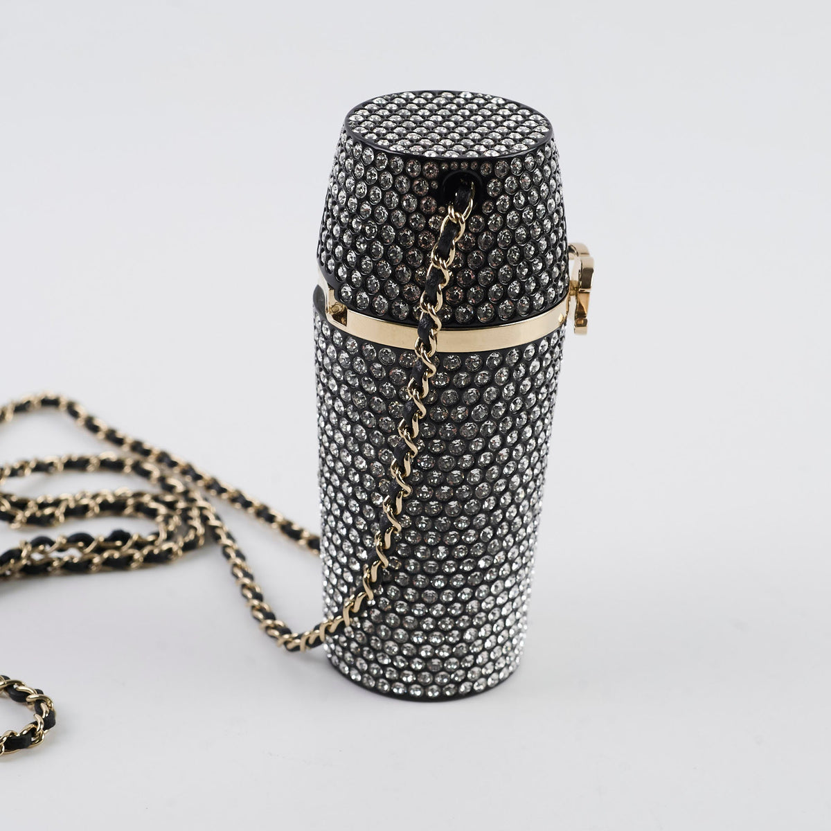 Chanel Crystal Lipstick Case With Chain 2021 - photo 2