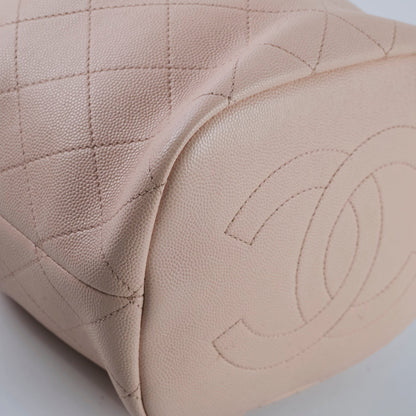 Chanel Caviar Drawstring Bucket Bag Light Pink 2020 - photo 8