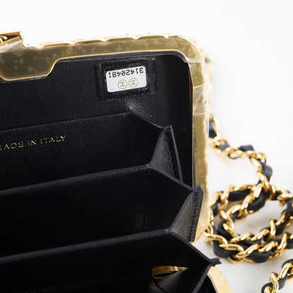 Chanel Clutch On Chain Patent Black 2021 - photo 3