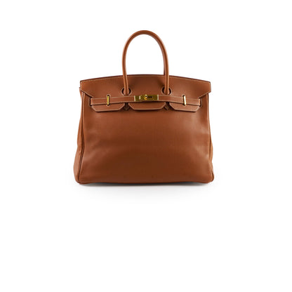 Hermes Birkin 35 Gold GHW Togo 2001 - photo 1