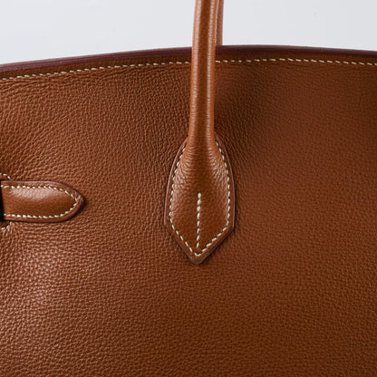 Hermes Birkin 35 Gold GHW Togo 2001 - photo 5