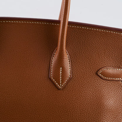 Hermes Birkin 35 Gold GHW Togo 2001 - photo 6