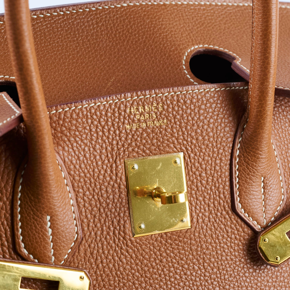 Hermes Birkin 35 Gold GHW Togo 2001 - photo 17