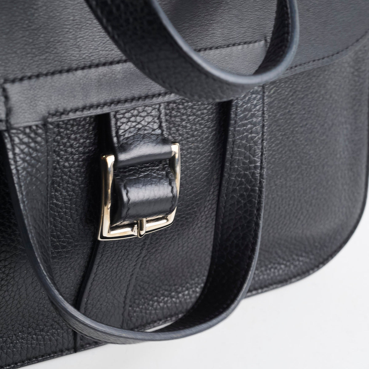 Hermes Halzan 31 Black PHW A Stamp - photo 8