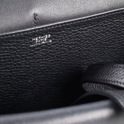 Hermes Halzan 31 Black PHW A Stamp - photo 9