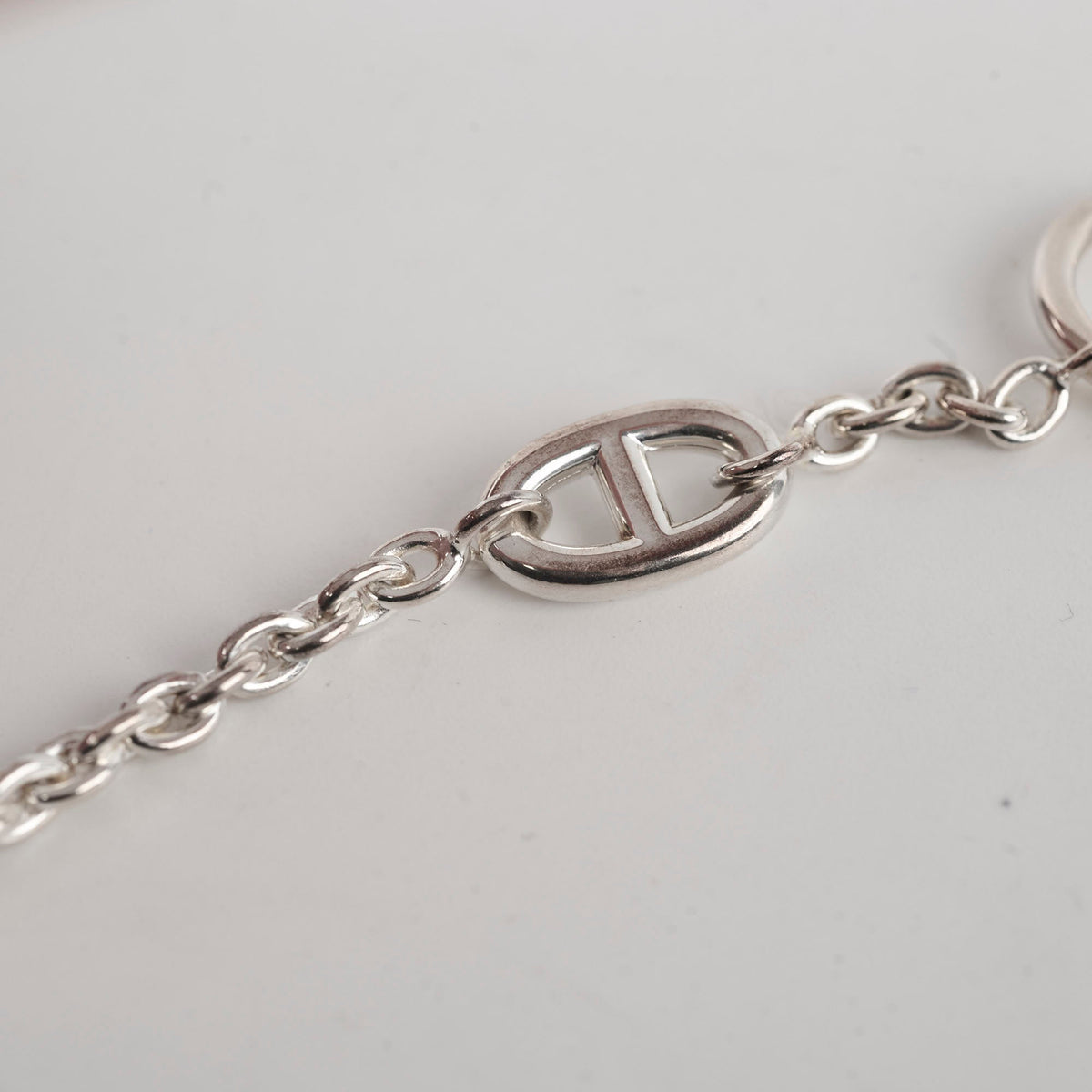 Hermes Chaine D'Ancre Silver Bracelet - photo 3
