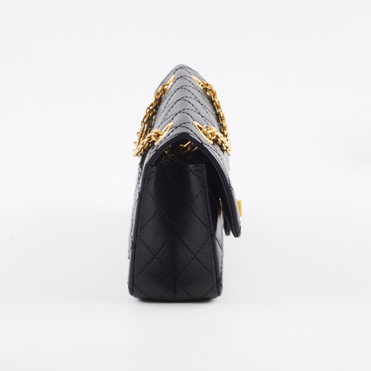 Chanel Mini Reissue Black GHW Microchipped - photo 2