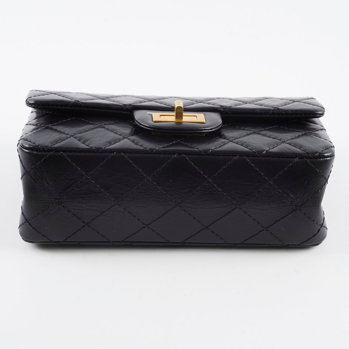 Chanel Mini Reissue Black GHW Microchipped - photo 4