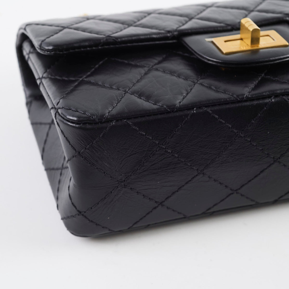 Chanel Mini Reissue Black GHW Microchipped - photo 10