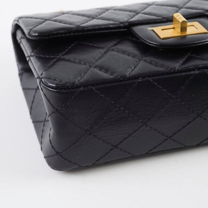Chanel Mini Reissue Black GHW Microchipped - photo 10