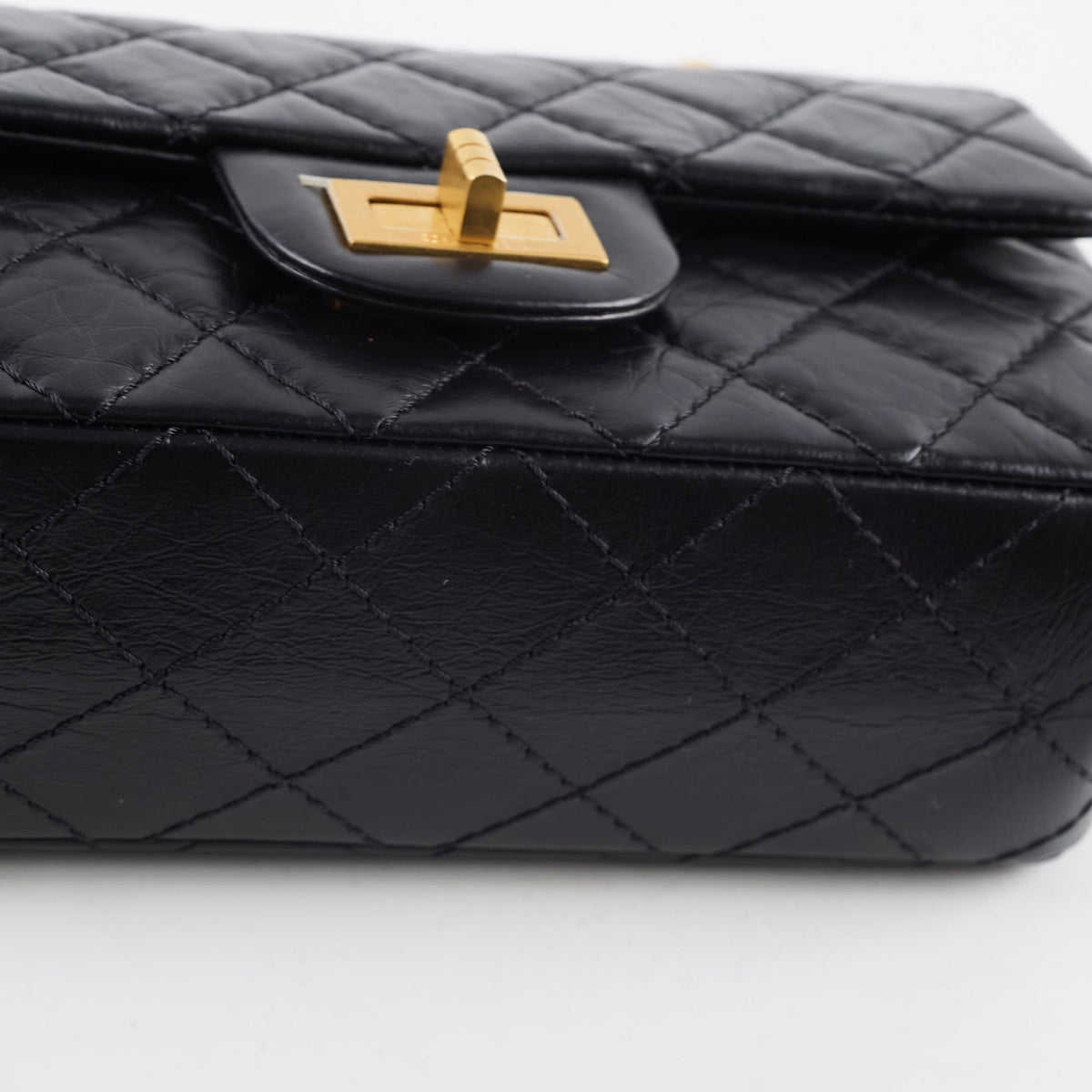Chanel Mini Reissue Black GHW Microchipped - photo 11