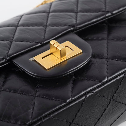 Chanel Mini Reissue Black GHW Microchipped - photo 13