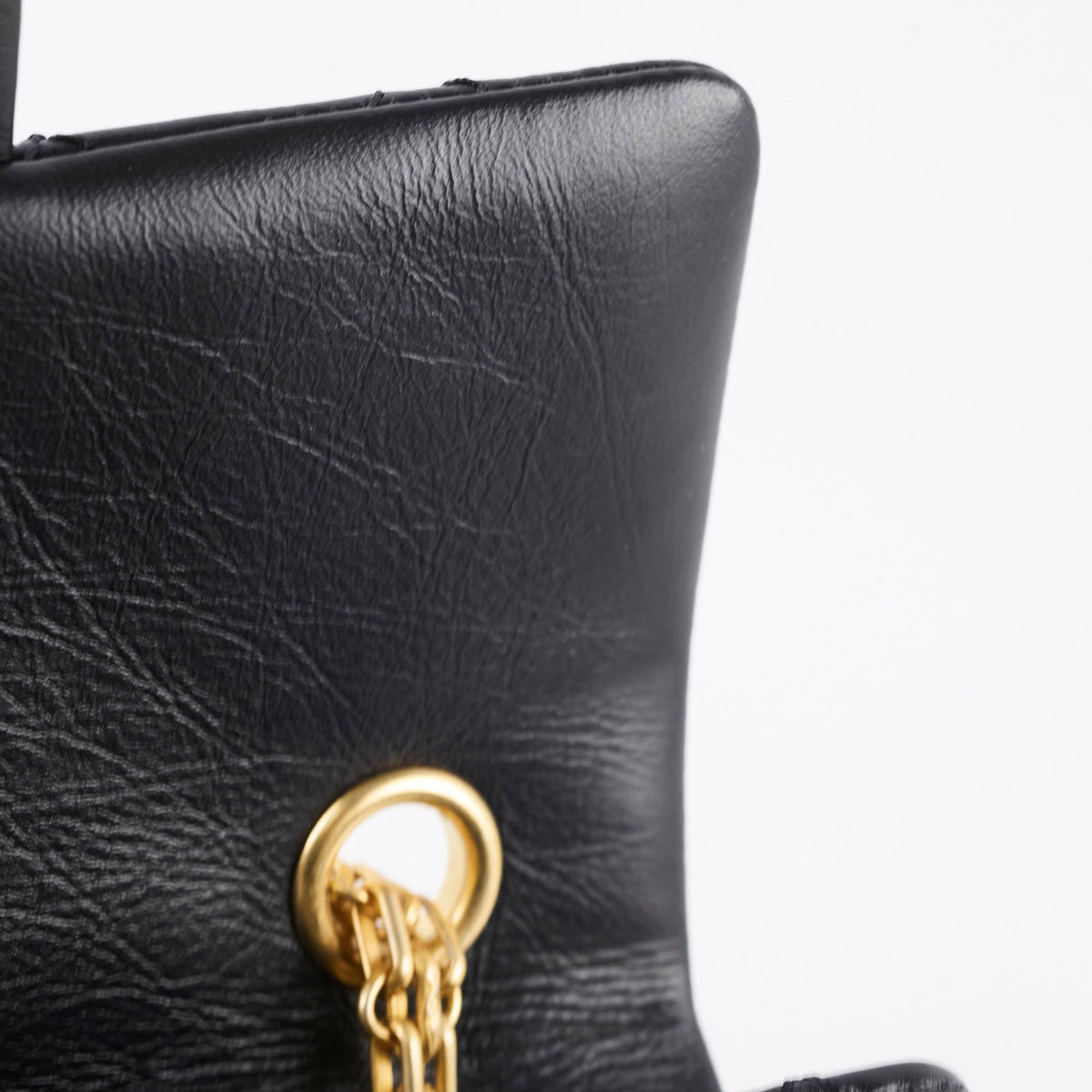 Chanel Mini Reissue Black GHW Microchipped - photo 8