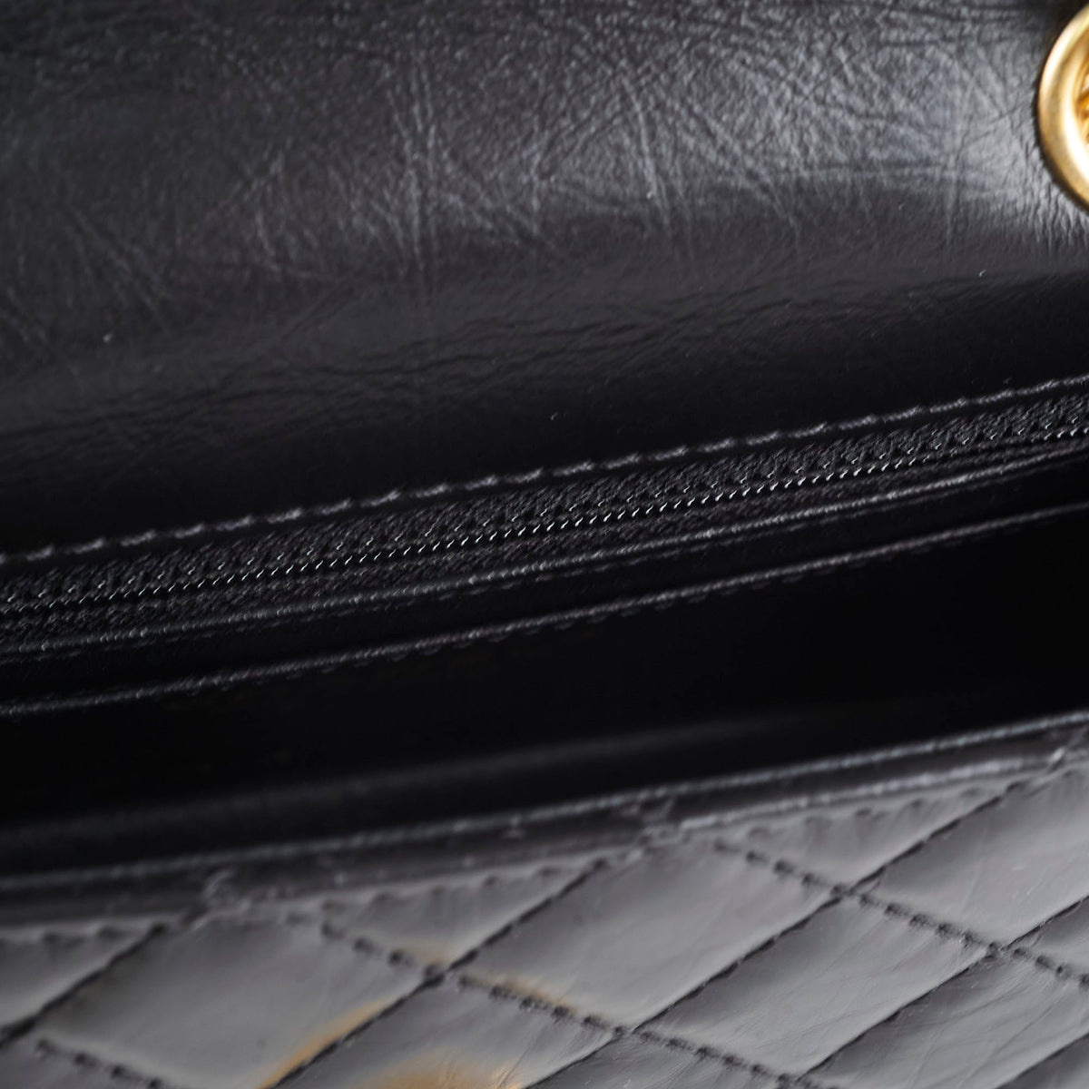 Chanel Mini Reissue Black GHW Microchipped - photo 6