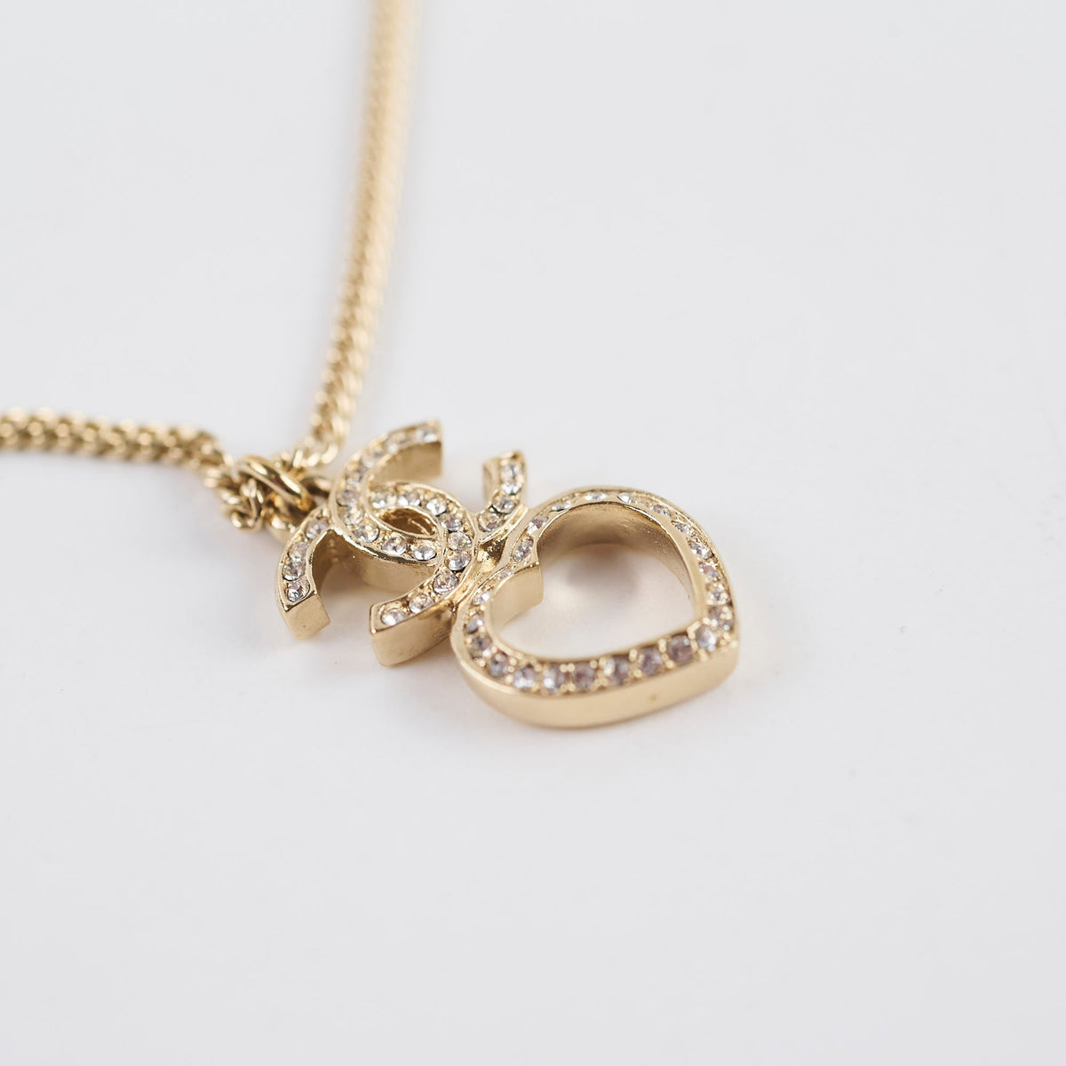 Chanel Strass Heart Necklace 2023 - photo 3
