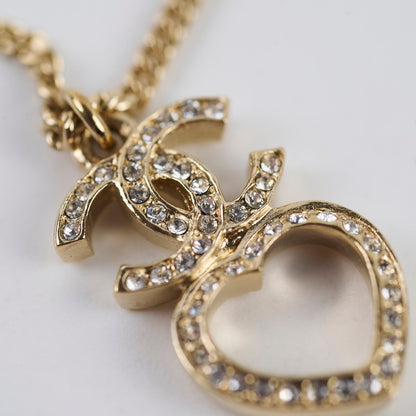 Chanel Strass Heart Necklace 2023 - photo 6