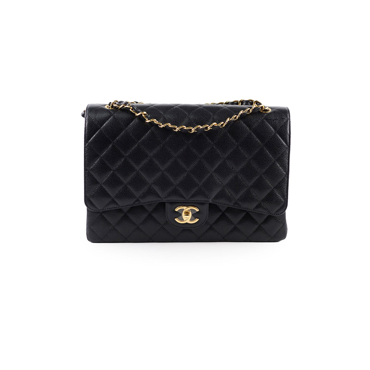 Chanel Maxi Classic Double Flap Black Caviar 2022 - photo 1