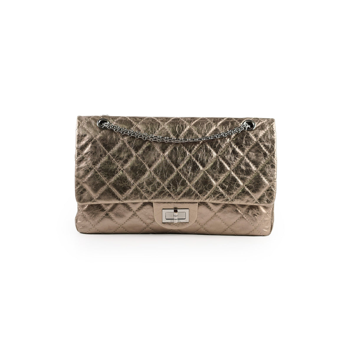 Chanel Reissue 227 Quilted Flap Bronze Serial 11 - photo 1