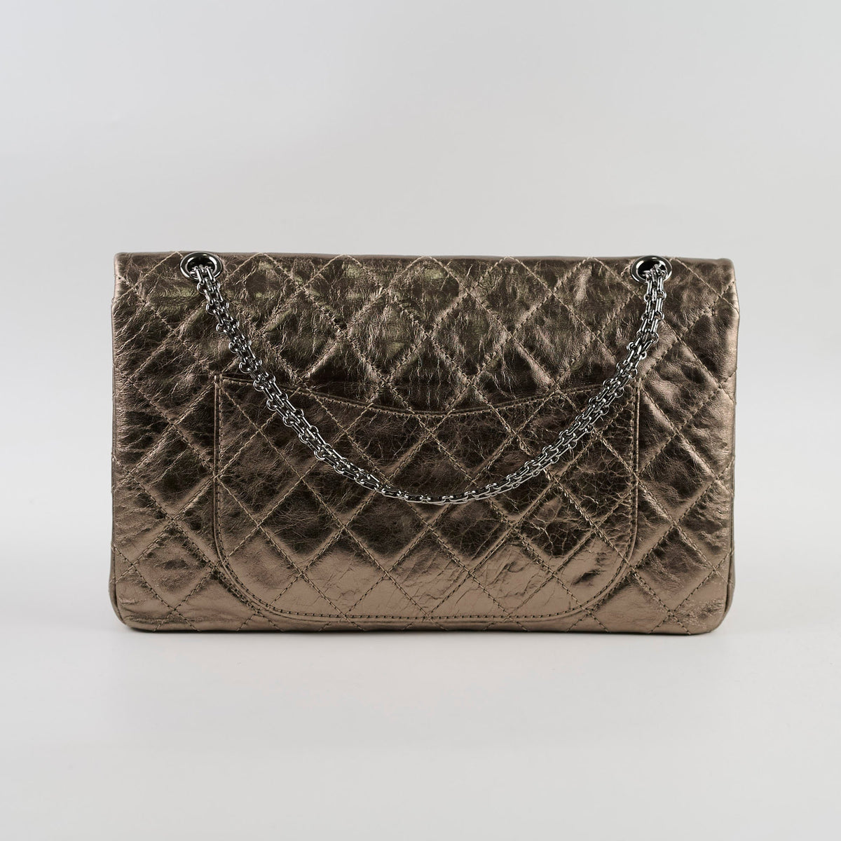 Chanel Reissue 227 Quilted Flap Bronze Serial 11 - photo 2