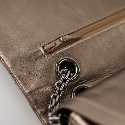 Chanel Reissue 227 Quilted Flap Bronze Serial 11 - photo 8