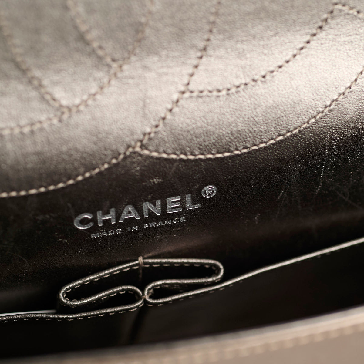 Chanel Reissue 227 Quilted Flap Bronze Serial 11 - photo 11