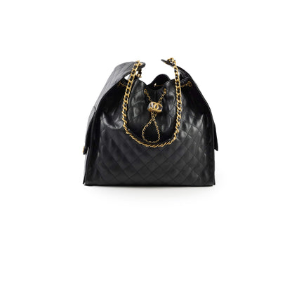 Chanel 25 Caviar Large Black Microchip - photo 1