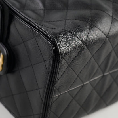 Chanel 25 Caviar Large Black Microchip - photo 12