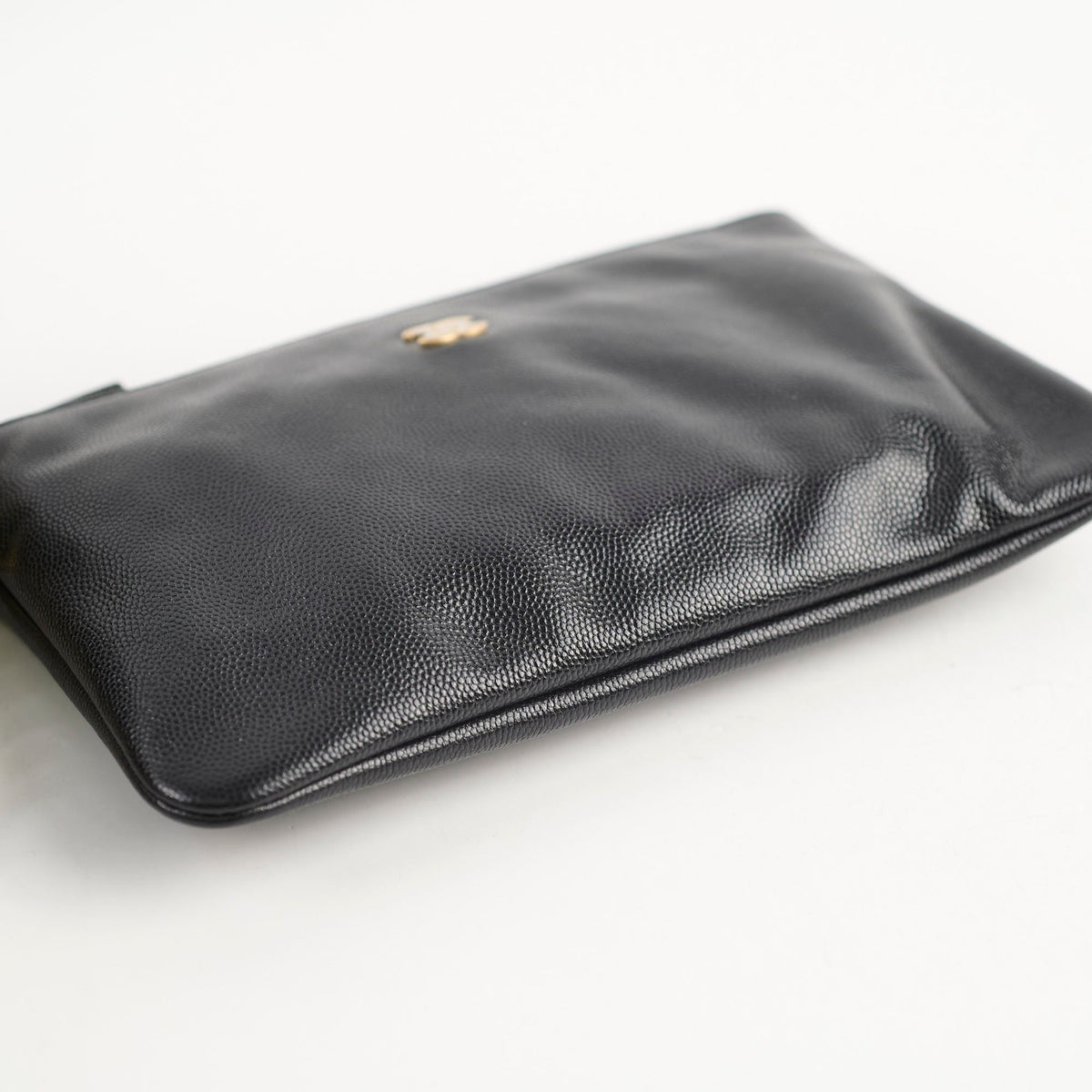 Chanel 25 Caviar Large Black Microchip - photo 14