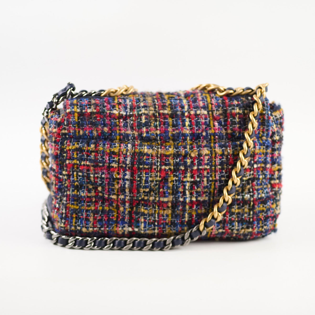 Chanel 19 Tweed Small Multicolor Microchip - photo 3
