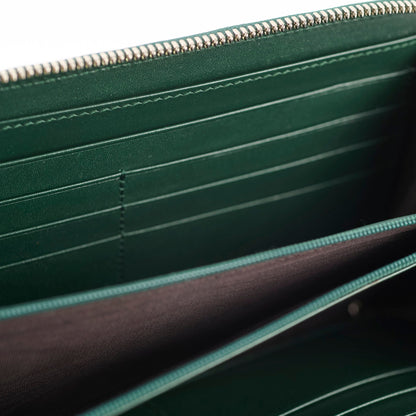 Gucci Guccissima Leather Travel Wallet Green - photo 8