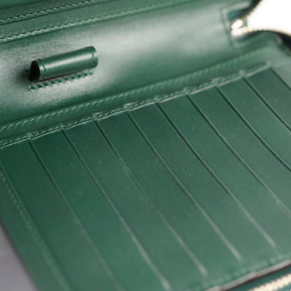 Gucci Guccissima Leather Travel Wallet Green - photo 13