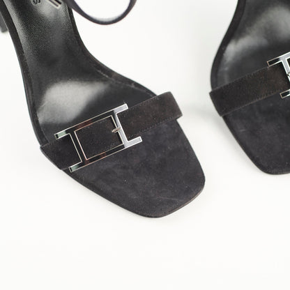 Hermes Judy 105 Sandals Black Size 38 - photo 7