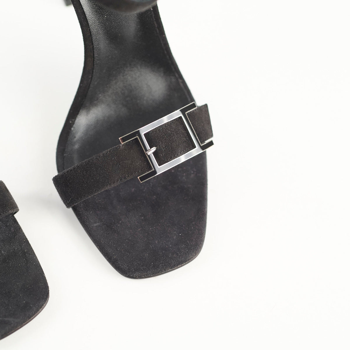 Hermes Judy 105 Sandals Black Size 38 - photo 6