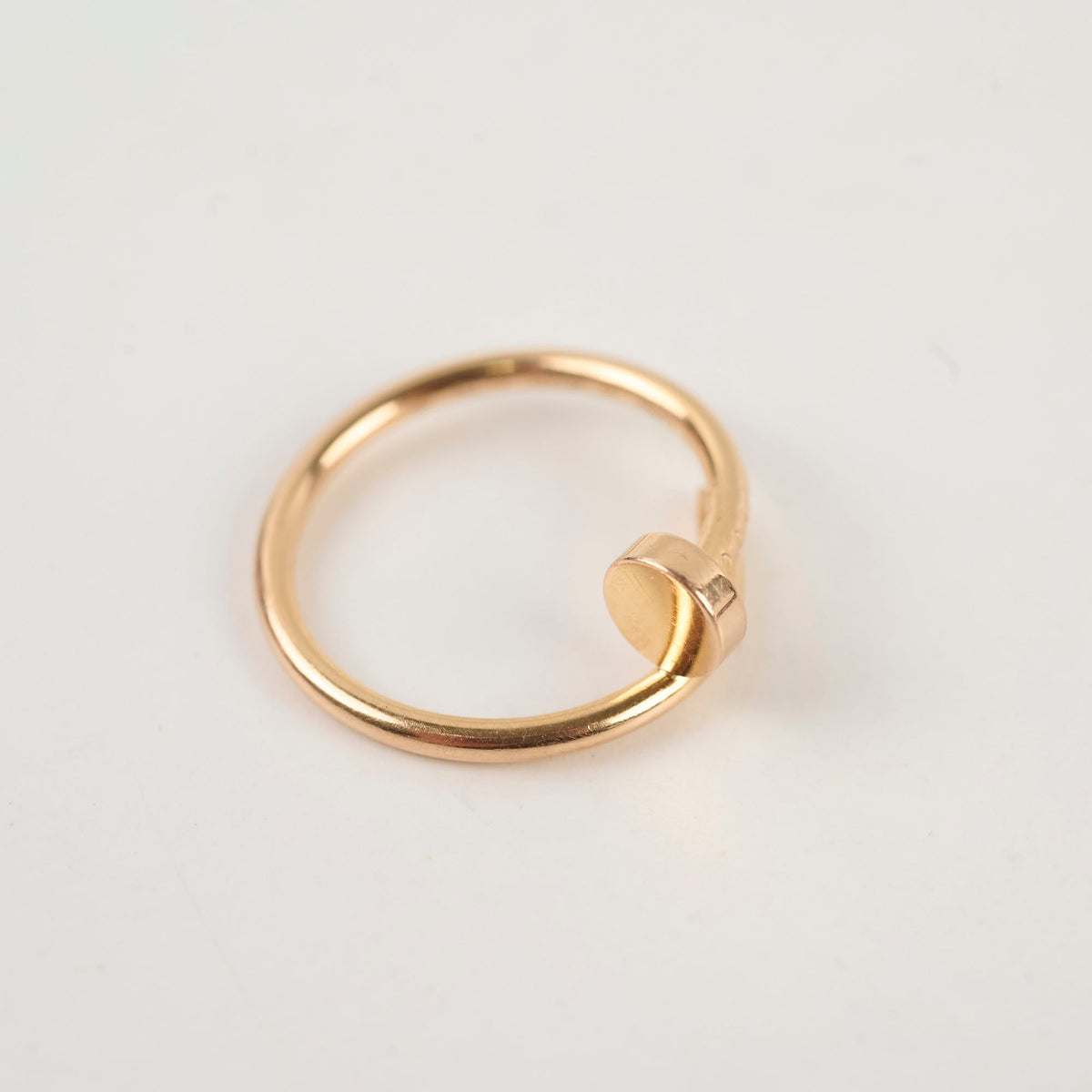 Cartier Juste Un Clou Ring Small Model Pink Gold Size 53 - photo 2