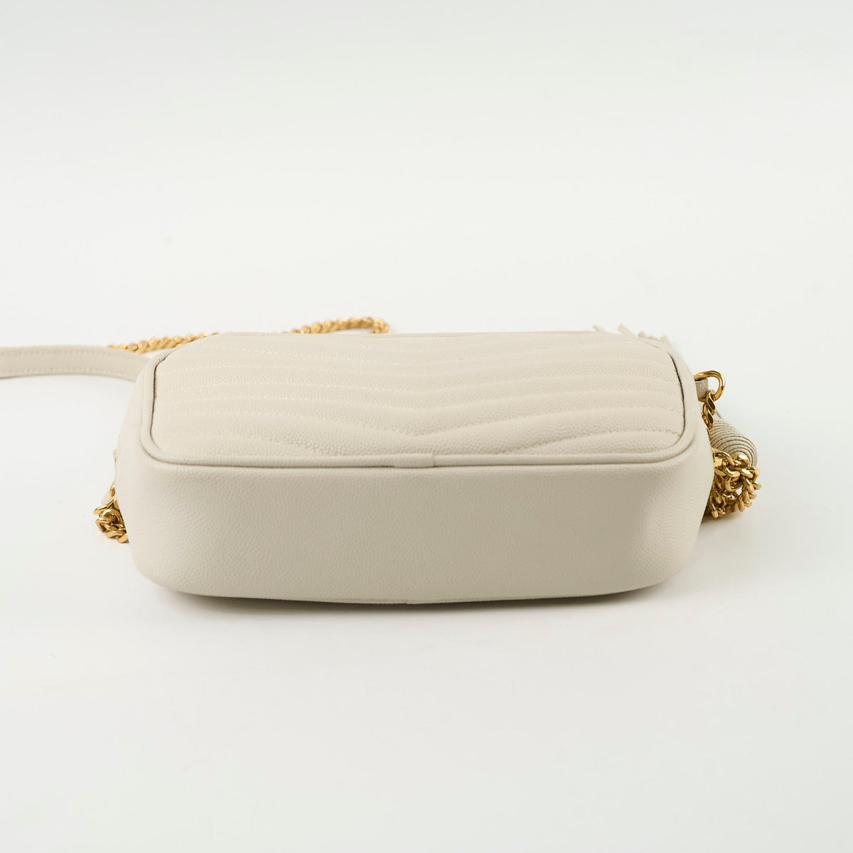 Saint Laurent Mini Lou Camera Bag Cream - photo 4